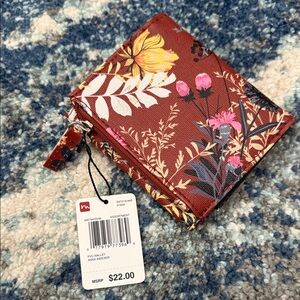 Floral Tri-Fold Wallet